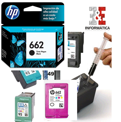 Recarga de tinta hp